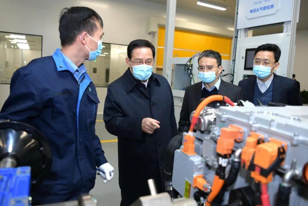 虎年首个工作日，上海市委书记李强莅临走访捷氢科技
