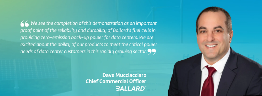 巴拉德联手卡特彼勒为微软数据中心提供氢能备用电源示范