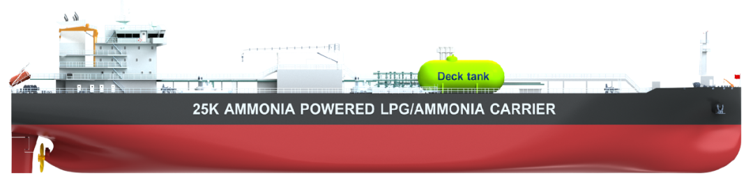 我国首艘氨双燃料动力 LPG/液氨运输船签单