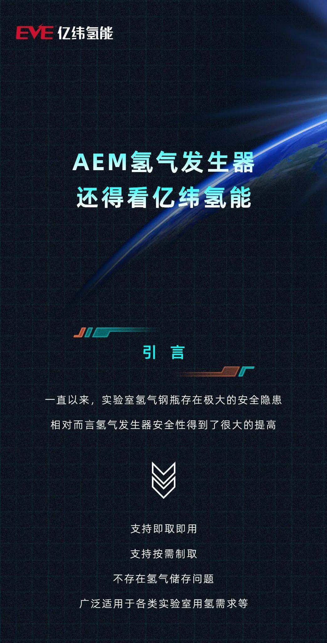 AEM氢气发生器，还得看亿纬氢能