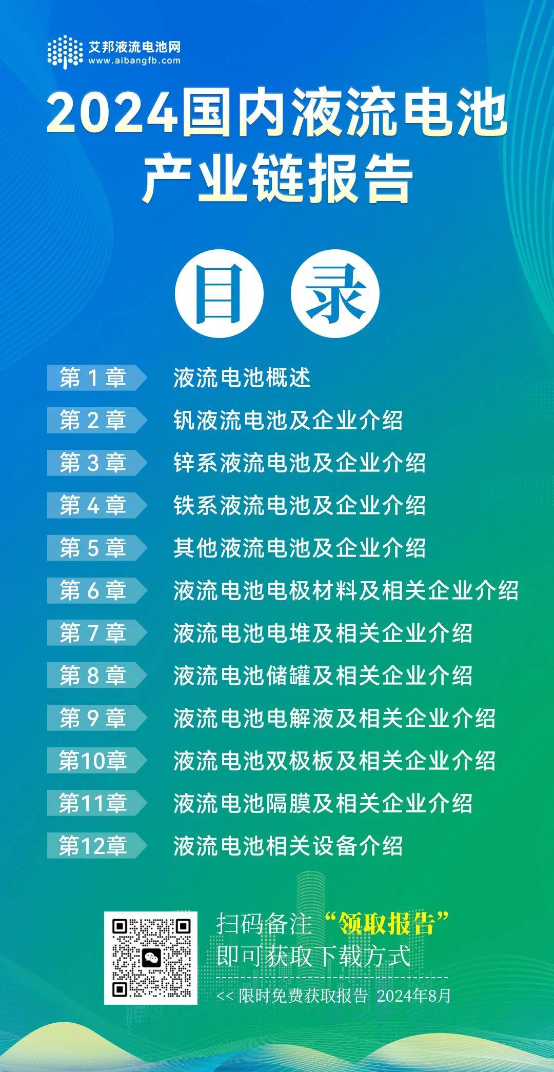 液流電池行業最新報告，共十二章350+頁