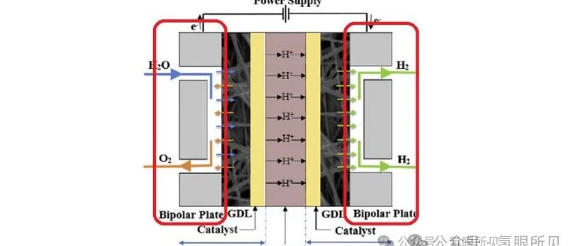 PEM电解堆——GDL和BP组件衰减机理以及缓解策略