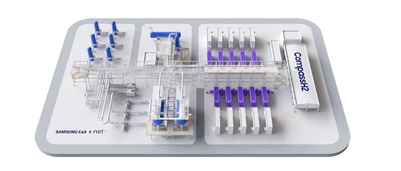 三星E&A推出基于Nel电堆的100MW标准化氢工厂的PEM版本